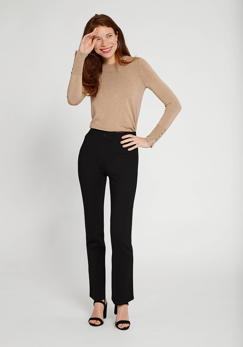 Buy Black Trousers & Pants for Women by Sugathari Online | Ajio.com